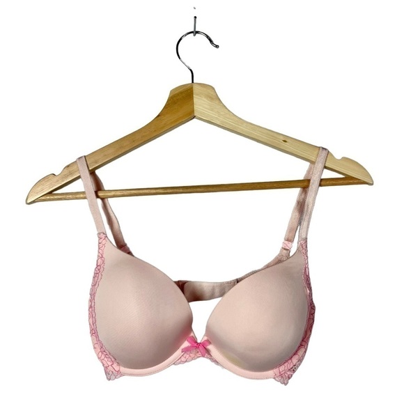 Victoria's Secret Light Pink Dream Angels Push Up Bra 32D - Picture 1 of 4